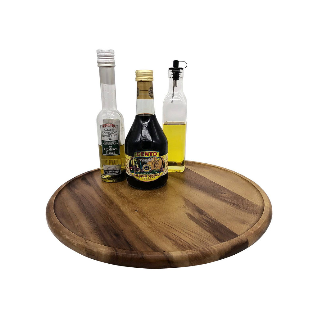 18x22 Acacia Wood Lazy Susan K67615
