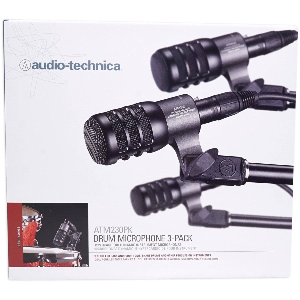 3-Pack Hypercardioid Dynamic Instrument Microphone Z146