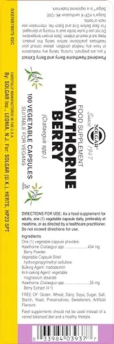 Hawthorne Berry Vegetable Capsules 100 Count Z233988