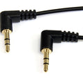 3.5mm Right Angle Stereo Audio Cable Black X53334