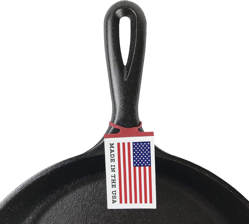 10.25 Black Cast Iron Combo Cooker Pack of 2 O10750