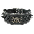 3 Inch Spiked Studded Leather Dog Collar Z380