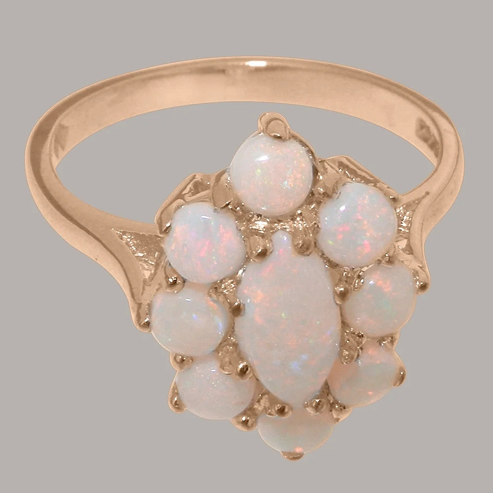 9k Rose Gold Opal Womens Statement Ring N41070