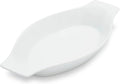 White Porcelain Oval Gratin Dish K295