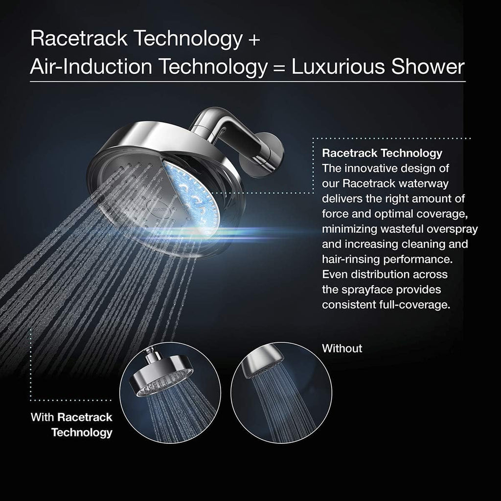 Vibrant Brushed Moderne Brass Handheld Showerhead T631929