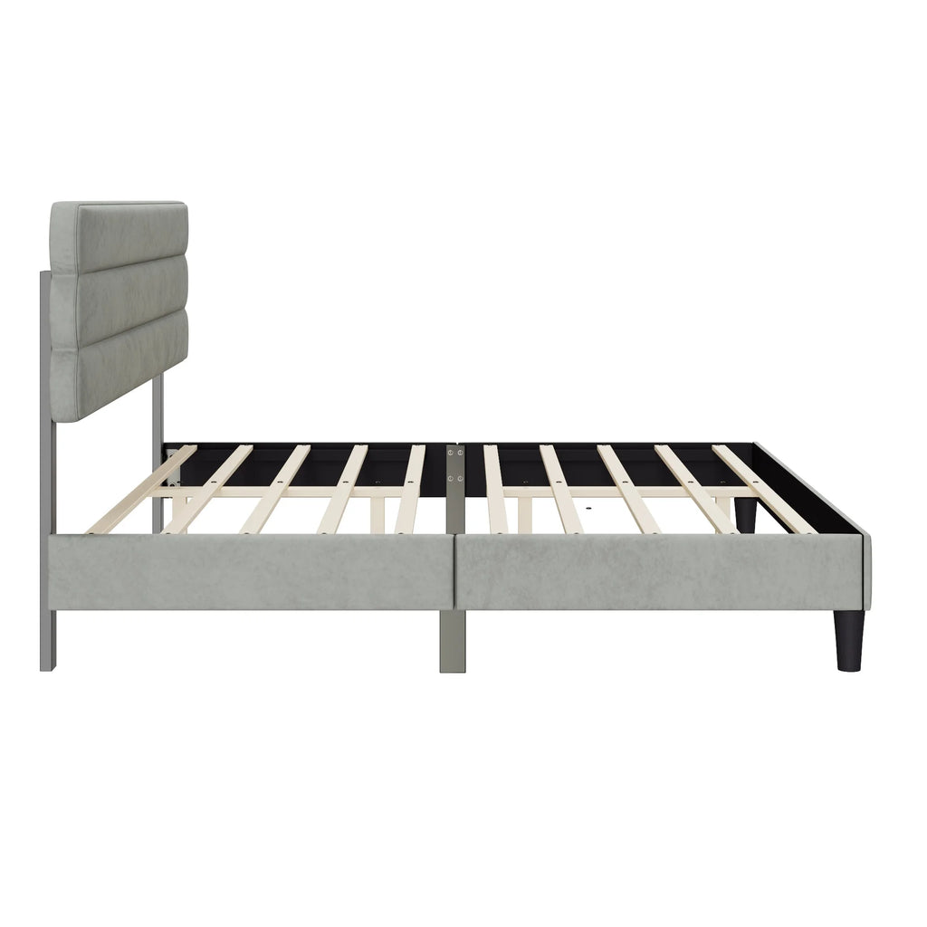 King Size Bed Frame Light Gray M3244