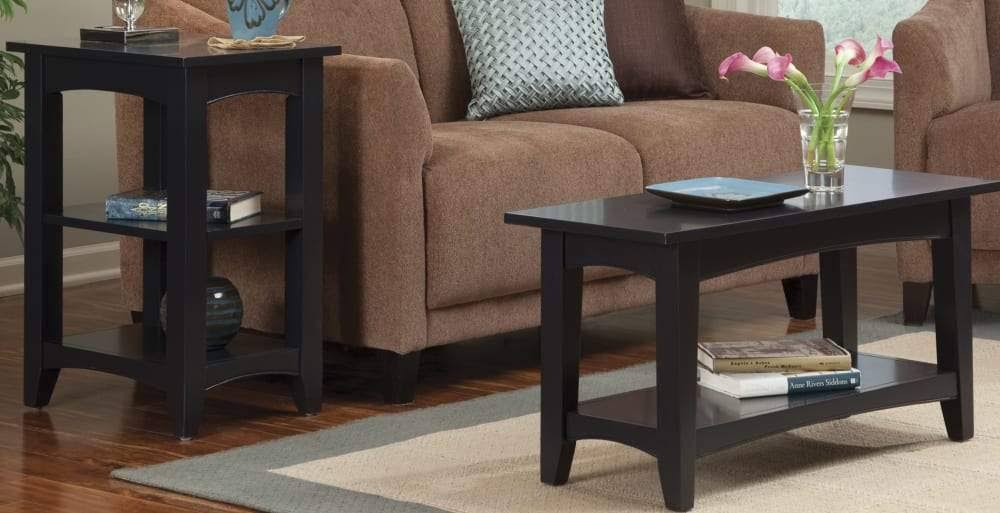 Cherry Shaker 2 Shelf End Table W29549