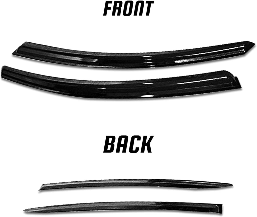 Set of 4 Acrylic Side Window Vent Visor G57718