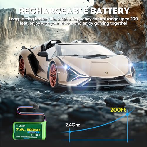 1:16 Scale Remote Control Car with LED Light W42766