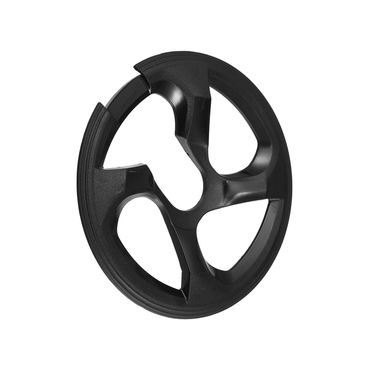 Black Bicycle Bike Chain Wheel Cover Protector W43657
