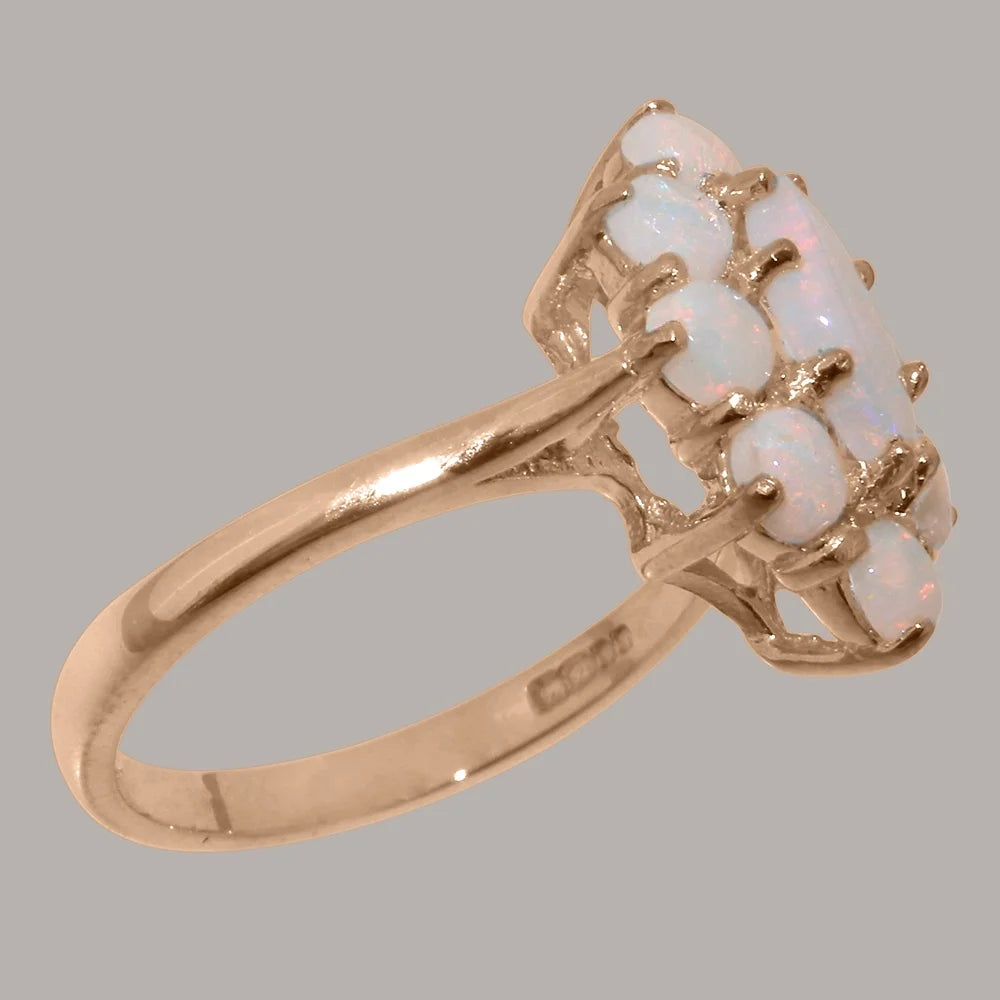 9k Rose Gold Opal Womens Statement Ring N41070