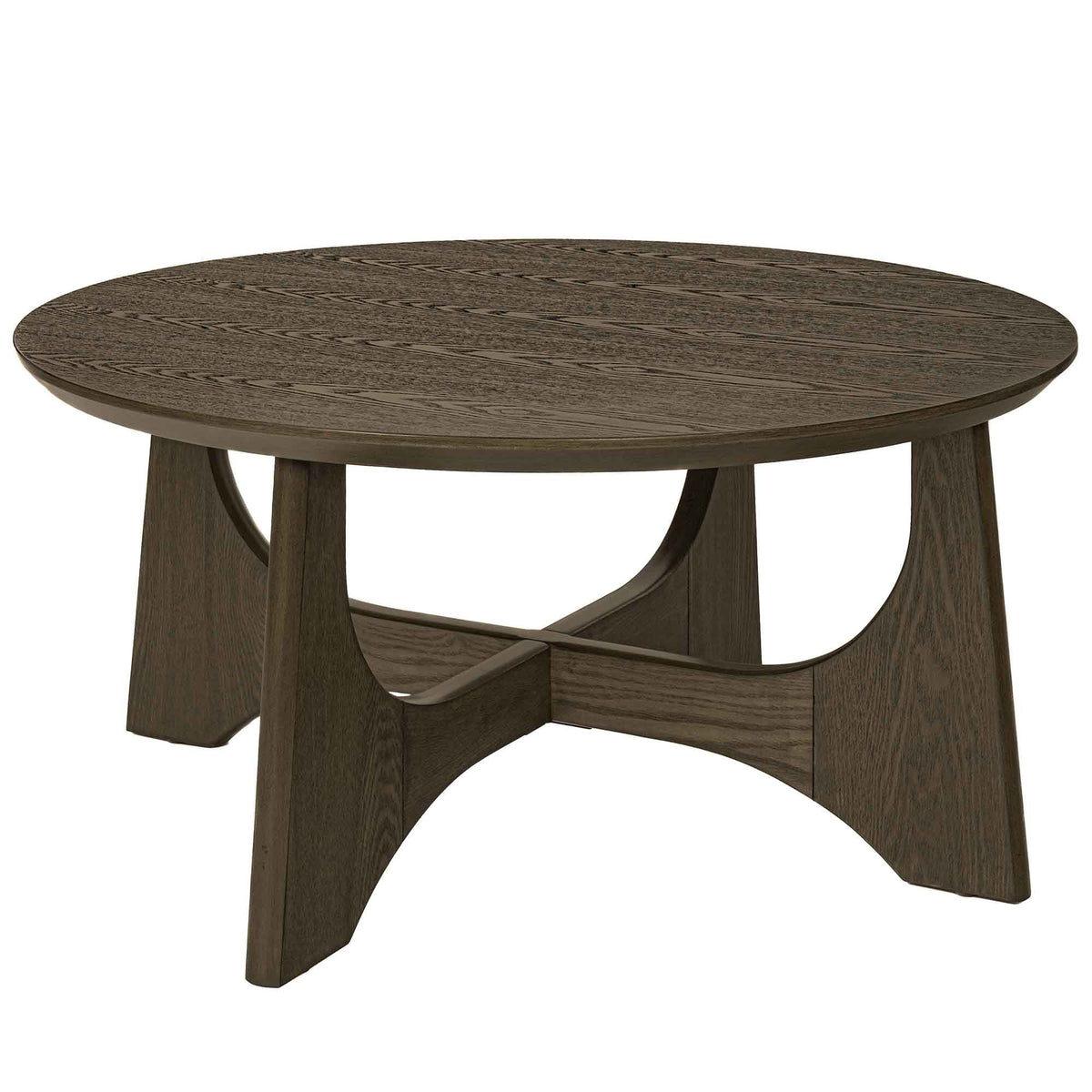 36" Round Wooden Coffee Table X688
