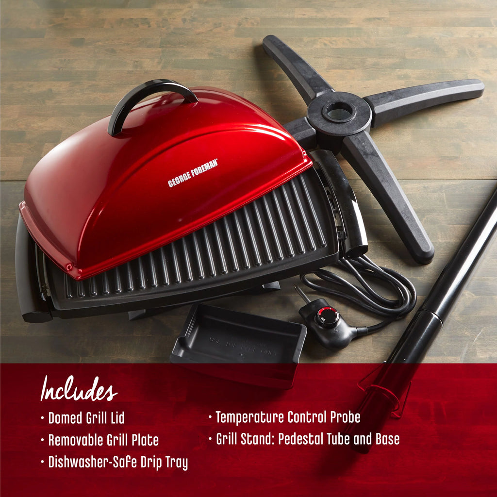 Red Electric Grill F5220
