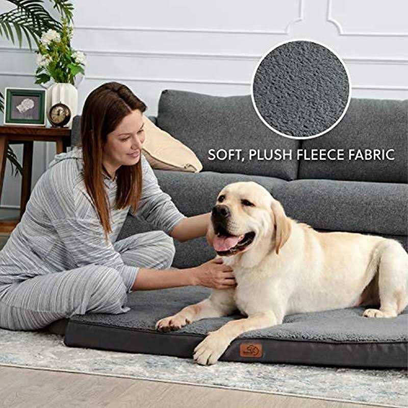 Large Dogs Orthopedic Waterproof Dog Bed with Removable Washable Cover O38183