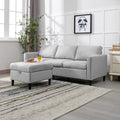 Small Sectional Sofa with Movable Storage Ottoman N782582