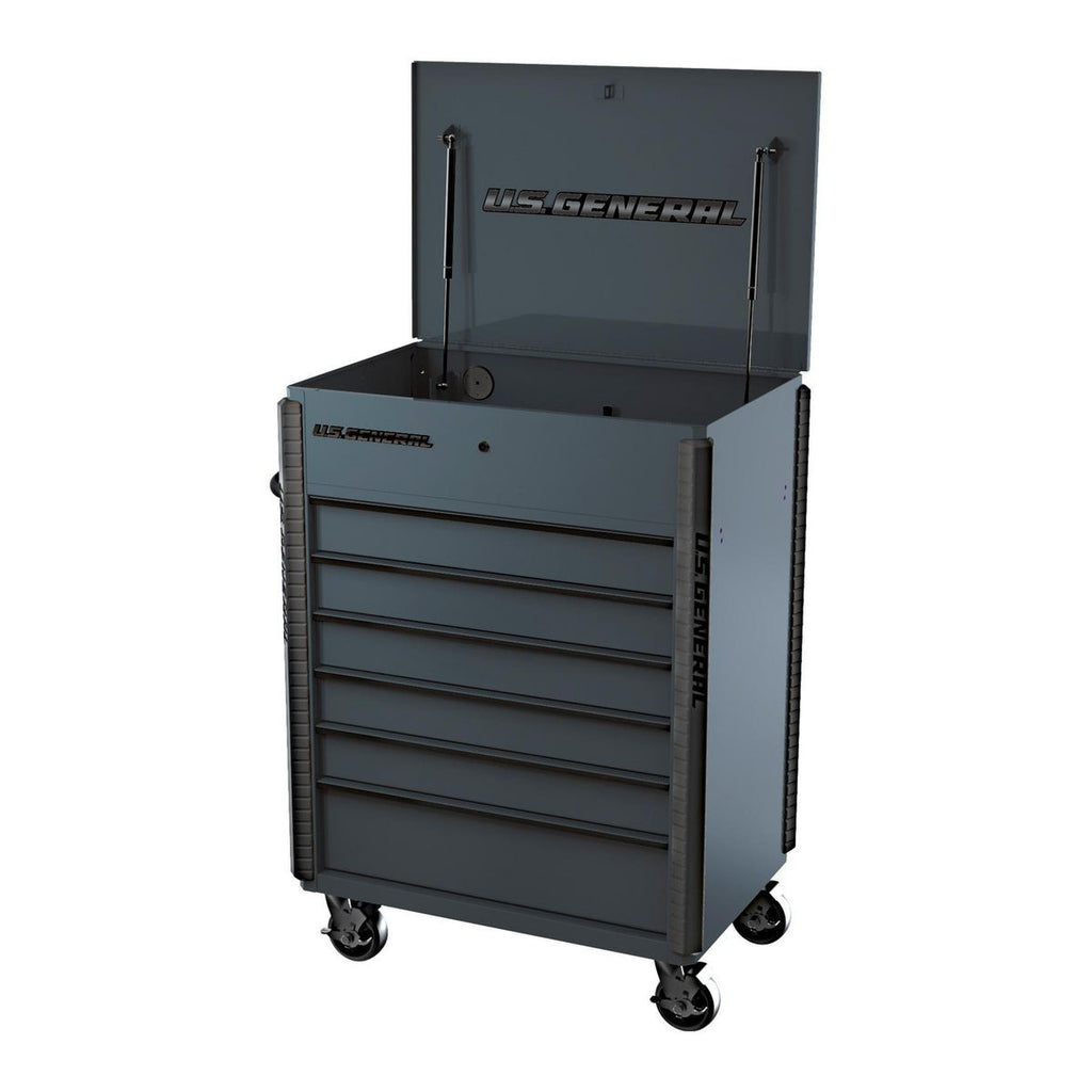 Slate Gray 6-Drawer Service Cart U624487