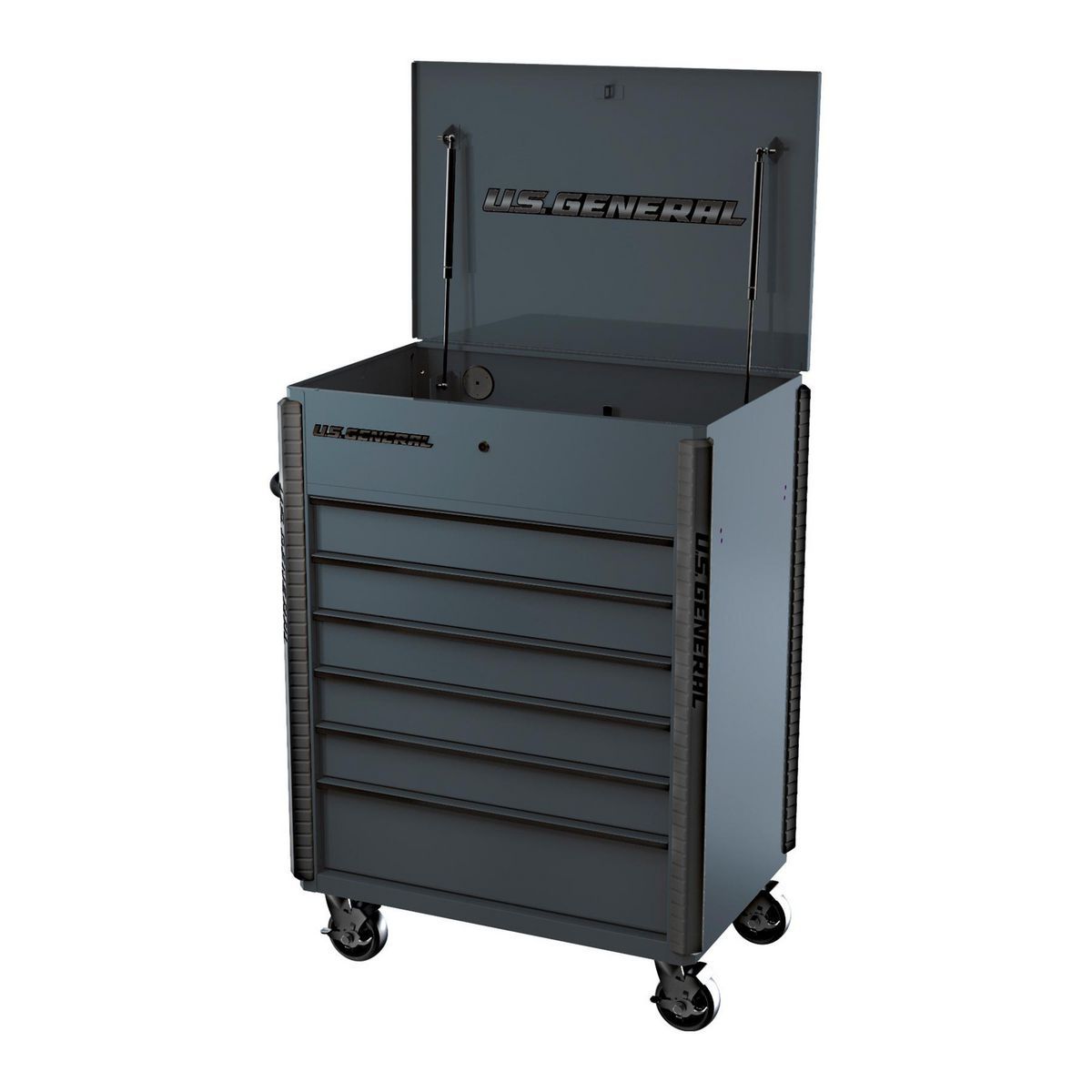 Slate Gray 6-Drawer Service Cart U624487