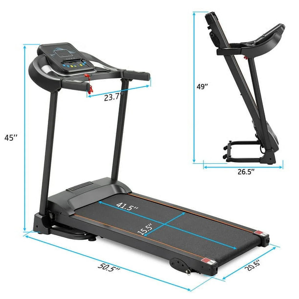 Electric Treadmill with 12 Programs Incline Adjustment I1436