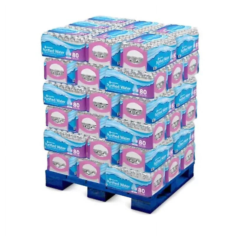 2 Pack of 80 bottle Purified Water 8 oz. J631