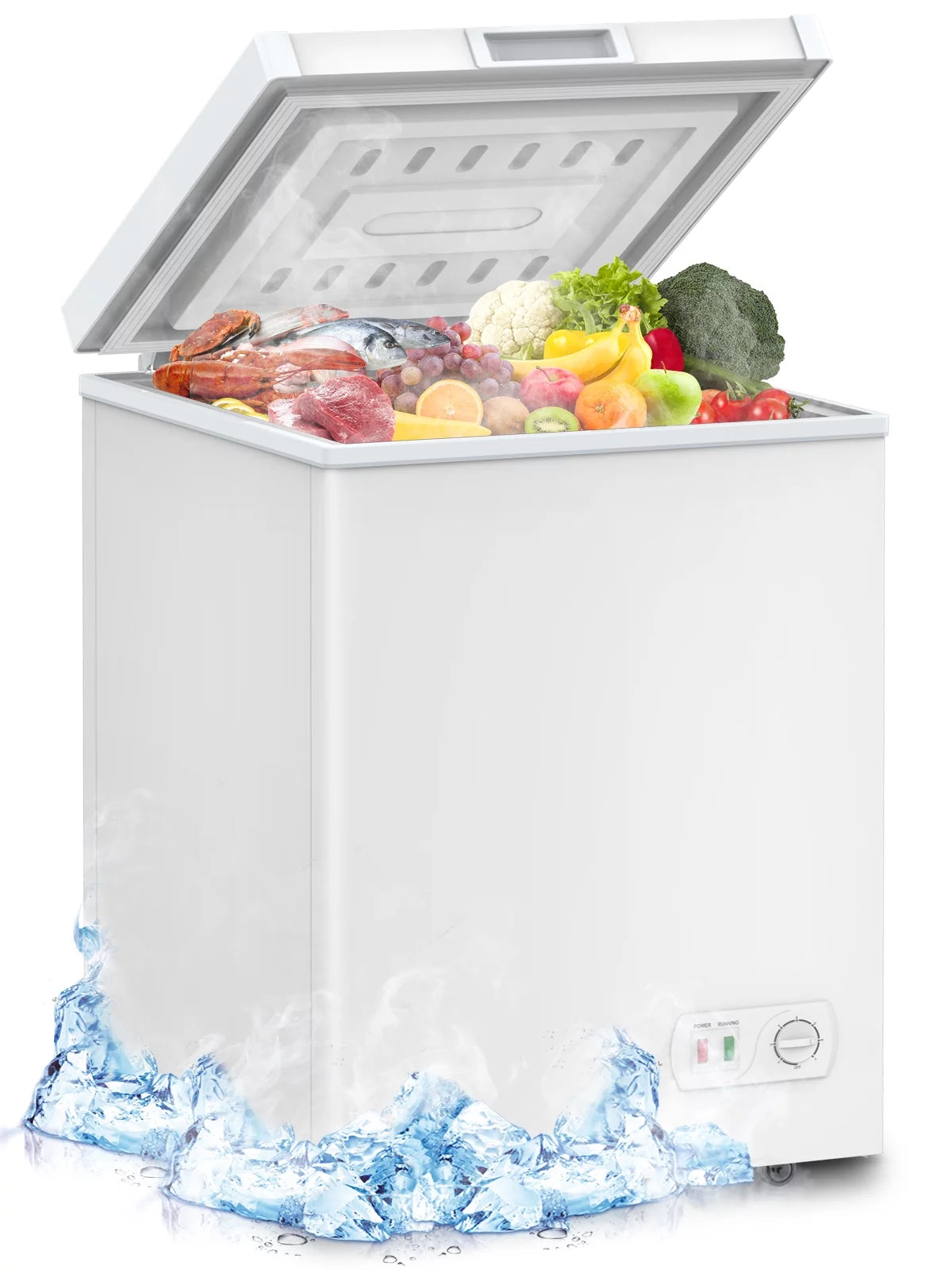 3.5 Cu Ft Compact Chest Freezer I466894