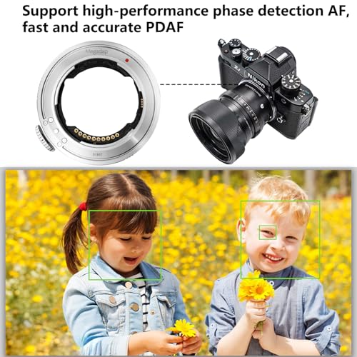 Autofocus Lens Adapter Built-in Electronic Aperture for Sony FE Lens V353
