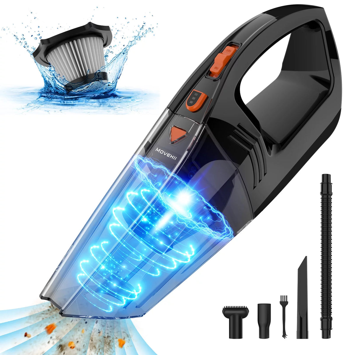 Portable Cordless Handheld Car Vacuum Cleaner E44543