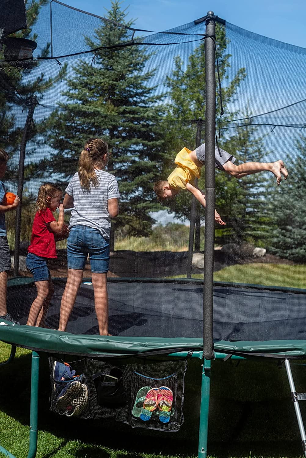 12' Round Trampoline Jumping Mat with 72 Rings N566262