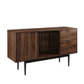 Black/Dark Walnut Lifted Sideboard V2583