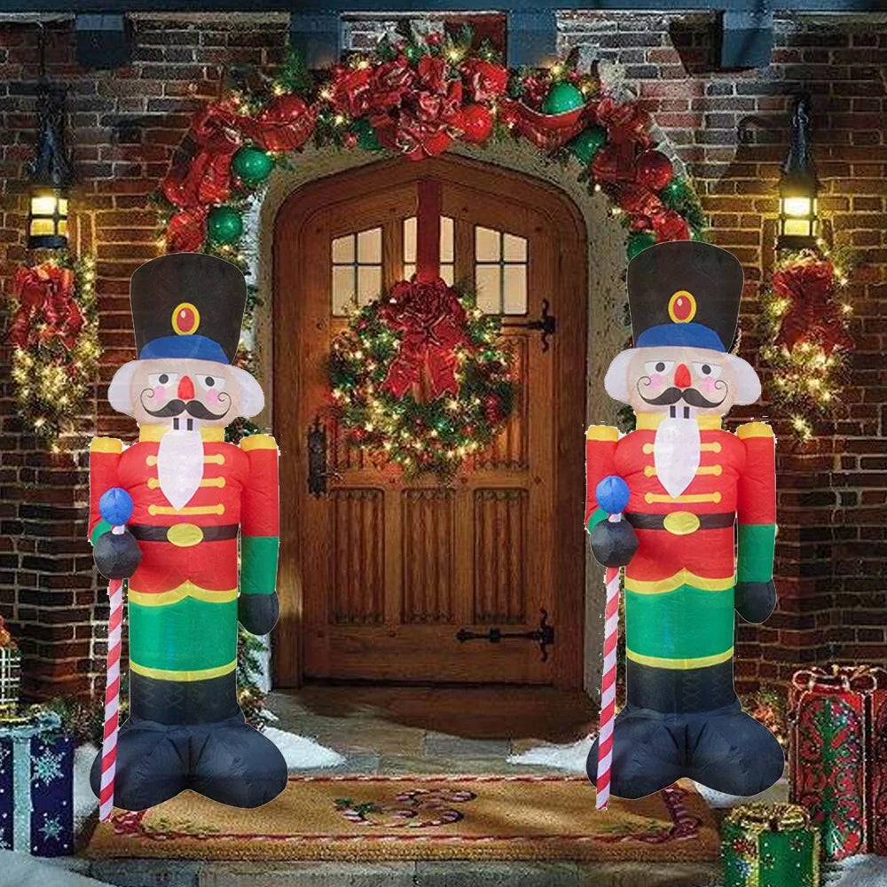 8 Ft Nutcracker Christmas Inflatable Yard Decoration J472572
