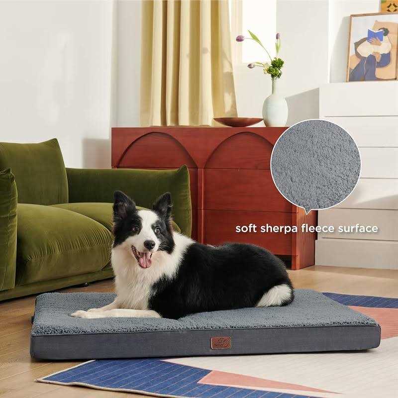 Large Dogs Orthopedic Waterproof Dog Bed with Removable Washable Cover O38183