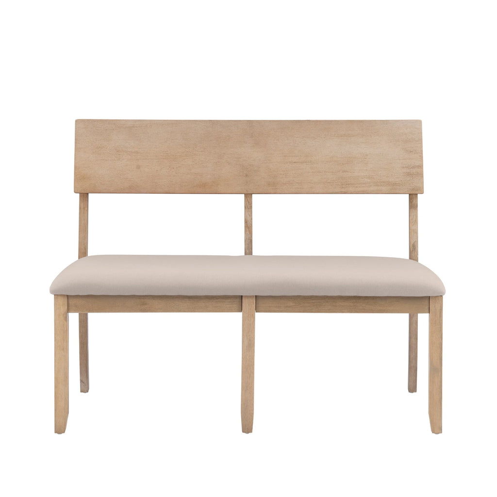 Gray Wash Dining Bench S9418
