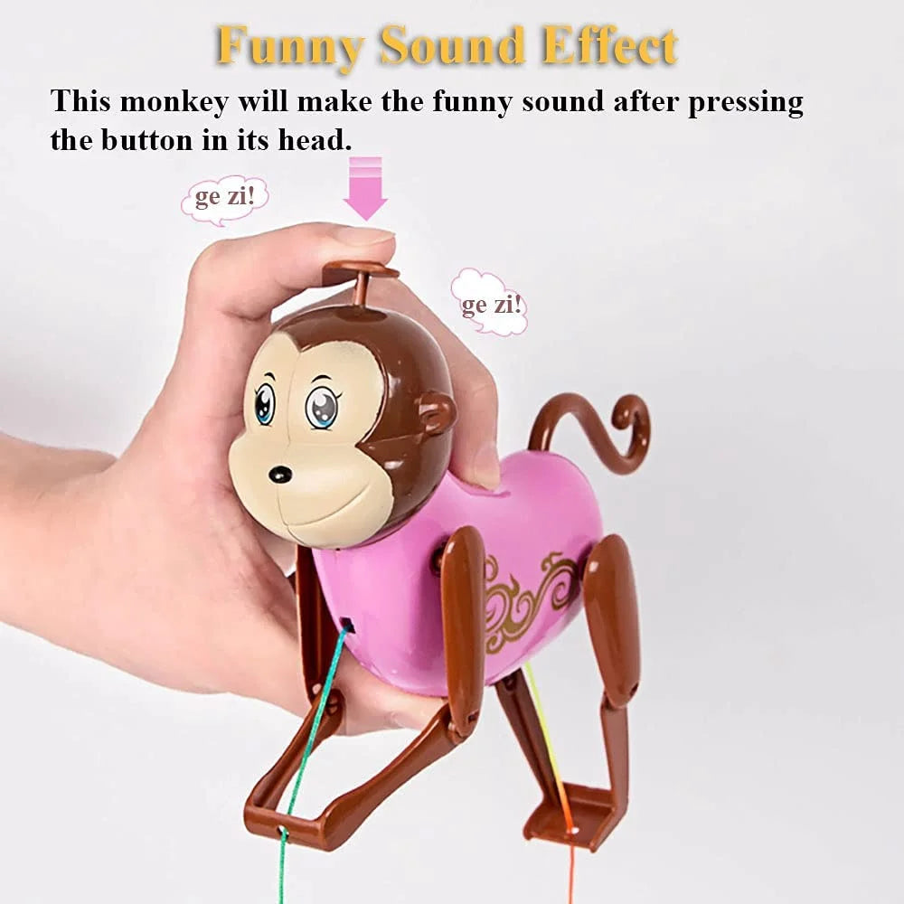Blue String-Climbing Monkey Toy H615739