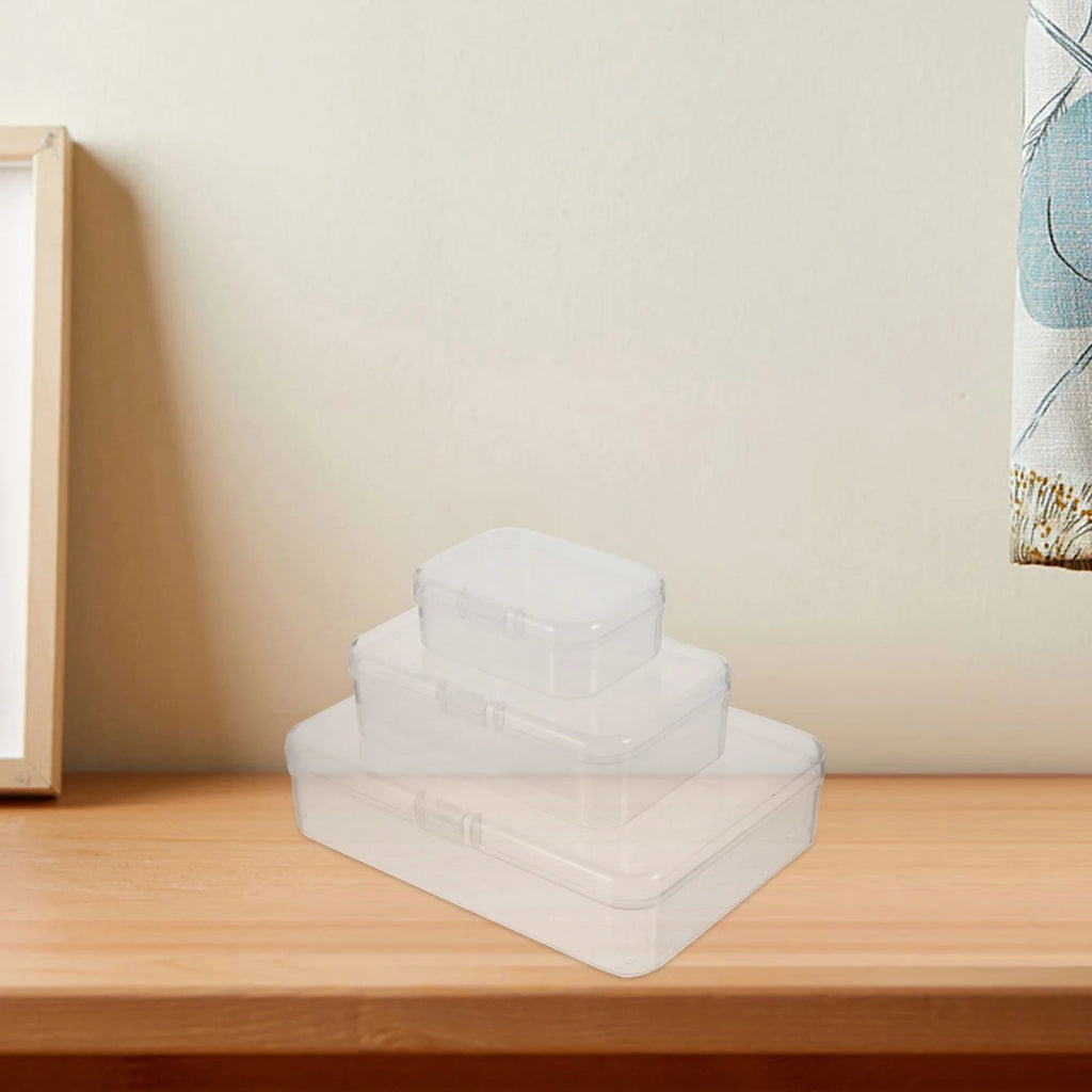 28 Pcs Clear Plastic Storage Bins O750