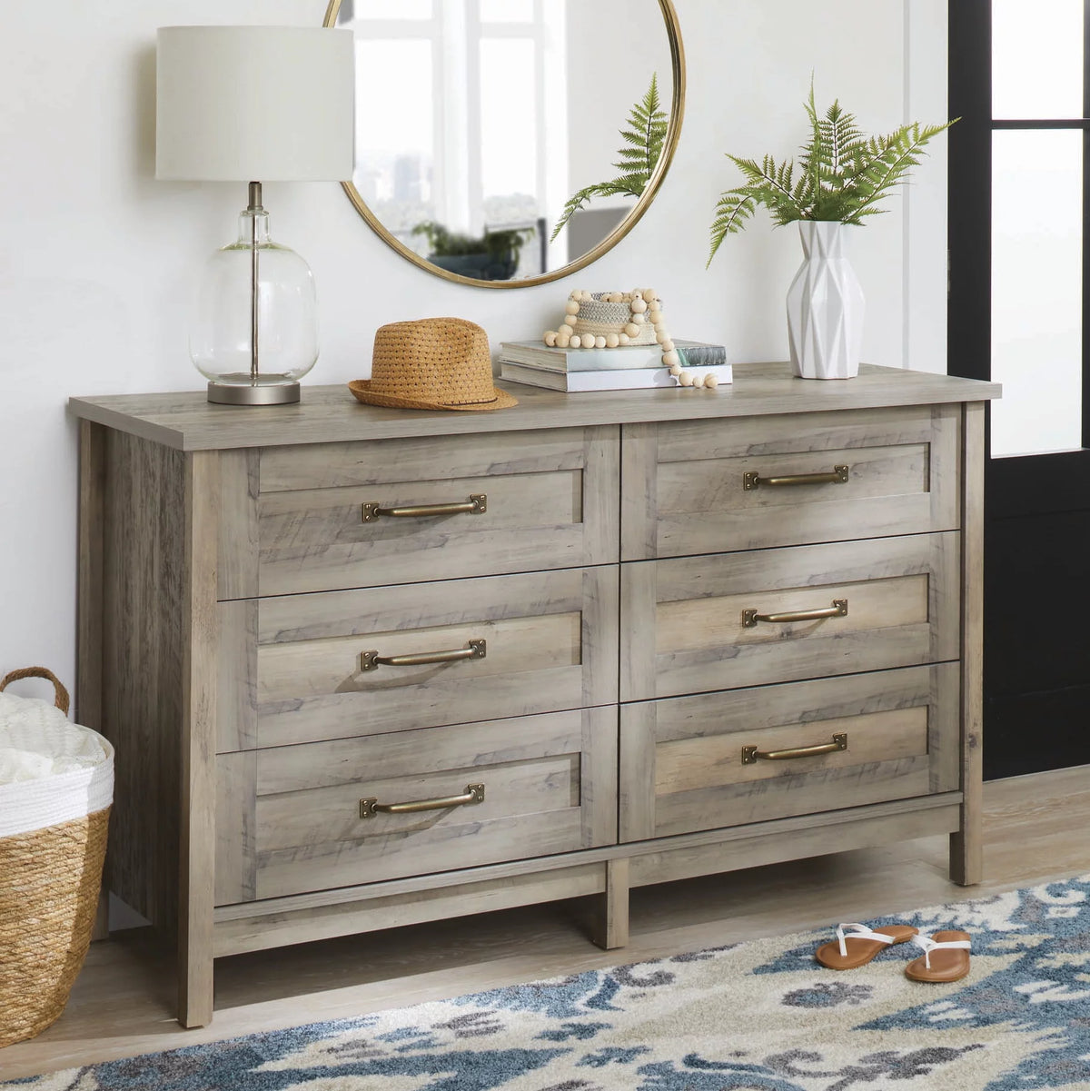 6 Drawer Dresser T729