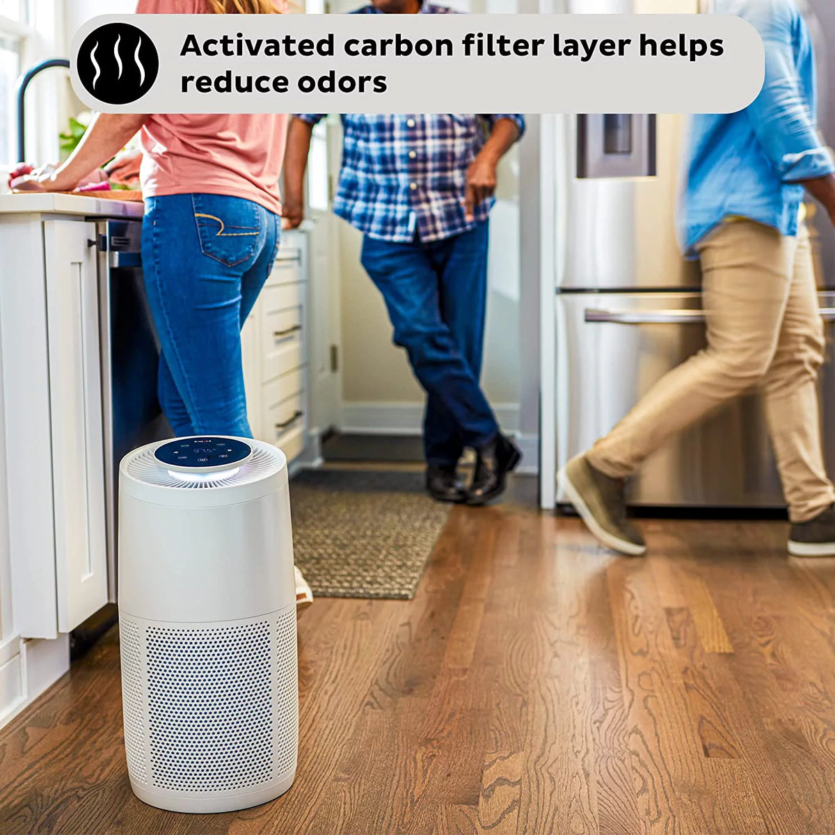 Quiet HEPA Air Purifier with Plasma Ion Technology for Rooms up to 630ft2 Q169153