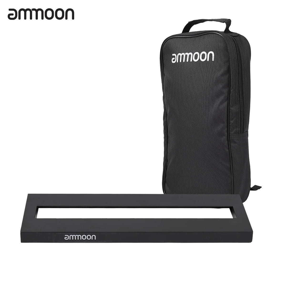 Mini Aluminum Alloy Guitar Pedal Board with Carrying Bag W4247