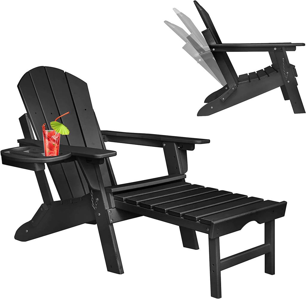 Folding Adirondack Chair with Ottoman R76304