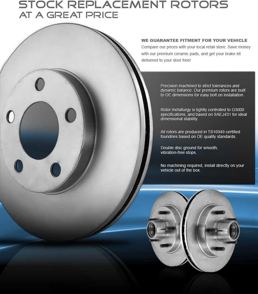 Brake Disc Rotors and Metallic Brake Pads G551