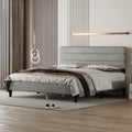 King Size Bed Frame Light Gray M3244