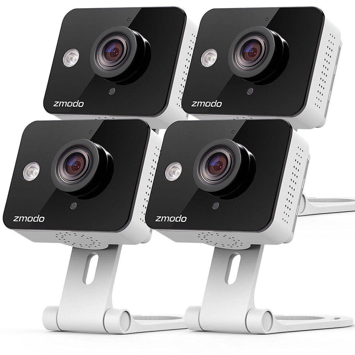 4 Pack 720p HD WiFi Wireless Home Security Camera System Two Way Audio Night R9553