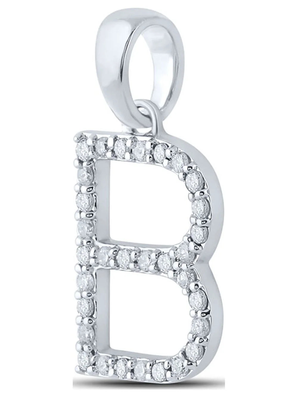 1/4 Cttw Diamond Initial Pendant W612308
