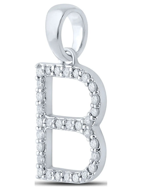 1/4 Cttw Diamond Initial Pendant W612308