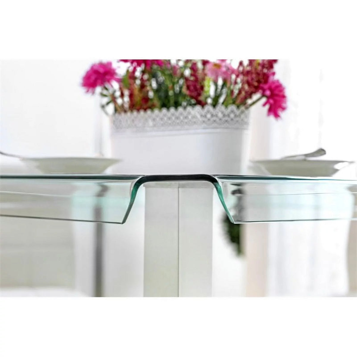 Glass Top Counter Height Dining Table J83763
