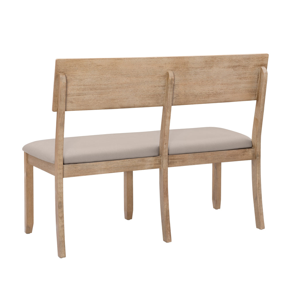 Gray Wash Dining Bench S9418