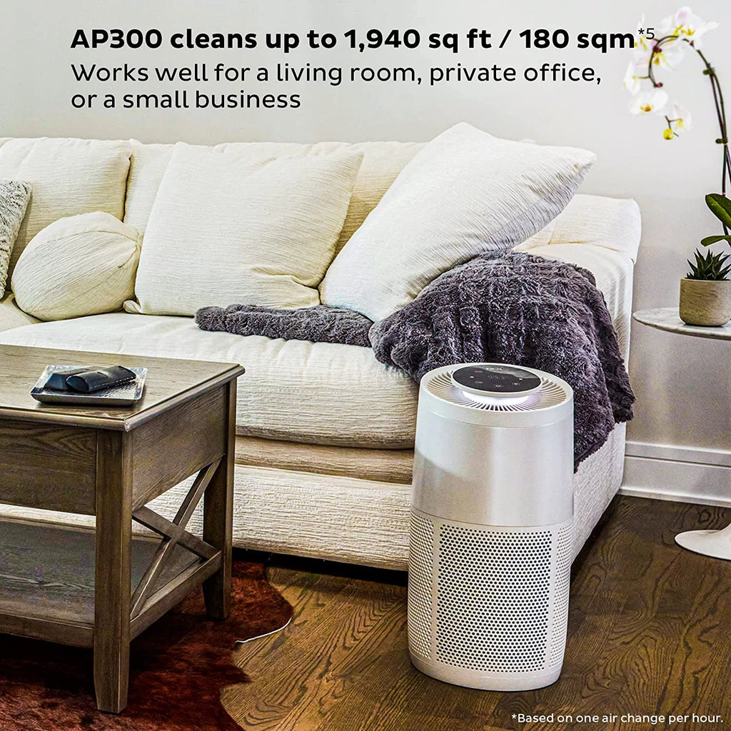 Quiet HEPA Air Purifier with Plasma Ion Technology for Rooms up to 630ft2 Q169153