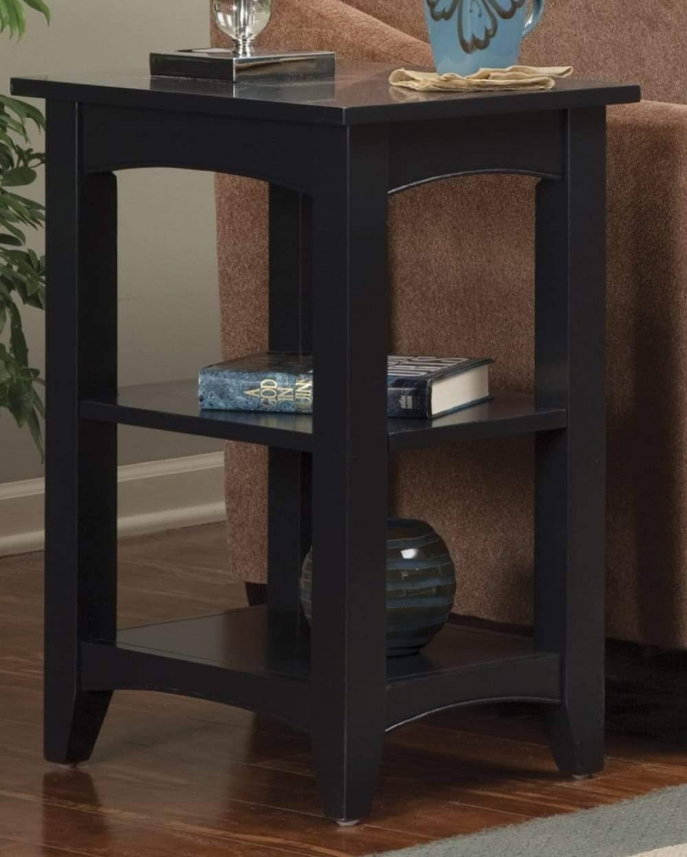 Cherry Shaker 2 Shelf End Table W29549