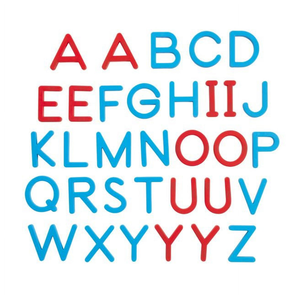 Plastic Magnetic Upper Case Letters - 33 Count K249
