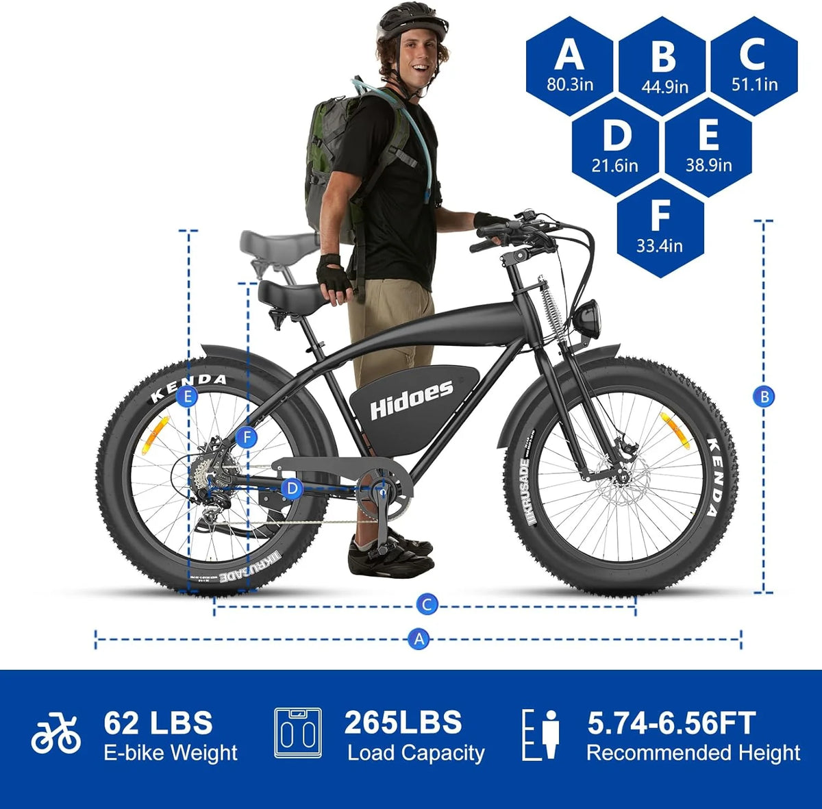 1200W Electric Mountain Bike with 26" Fat Tire A32379