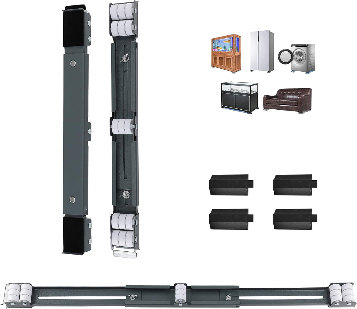 Adjustable Furniture Dolly with Wheels C9101