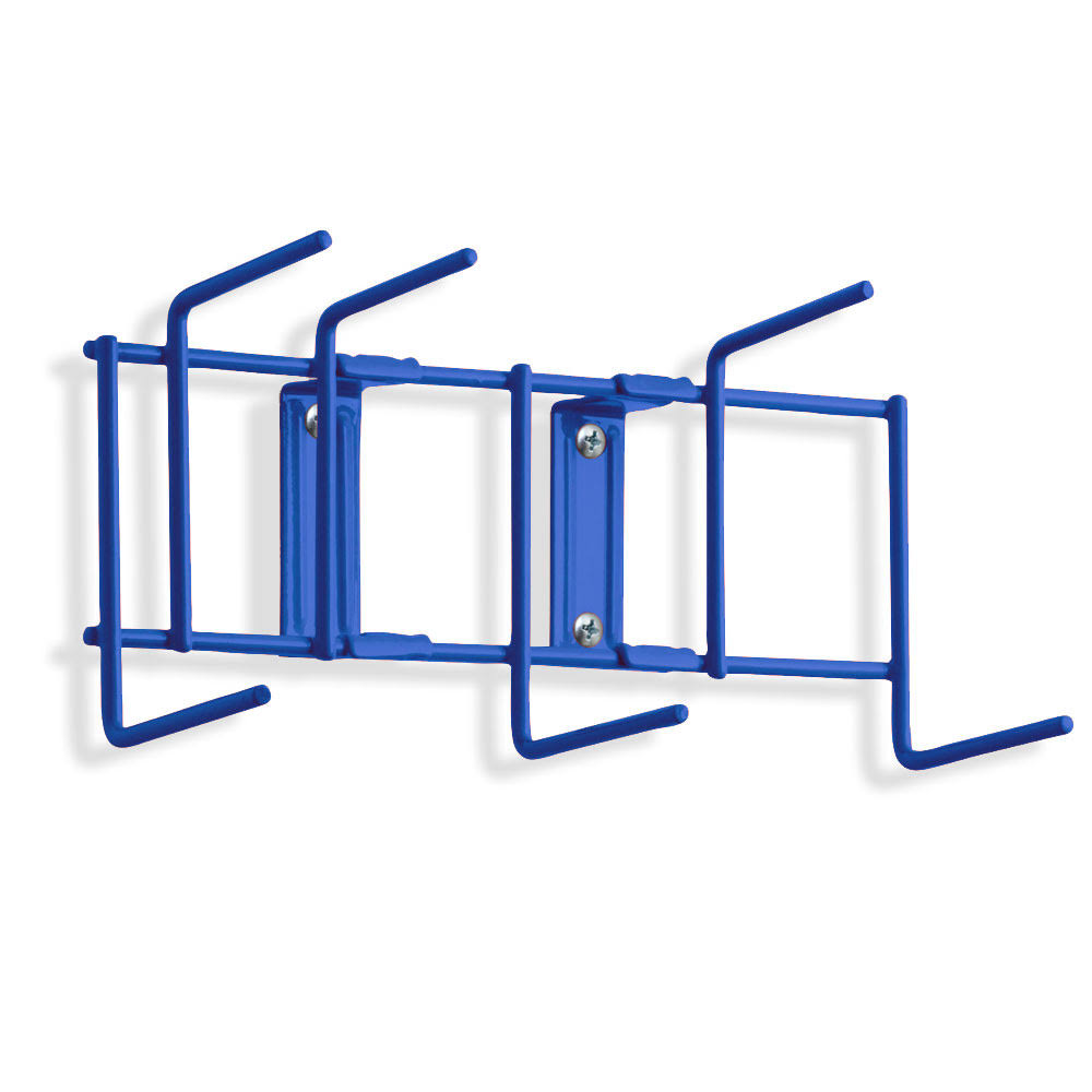 Blue 10x22 Utility Rack with 6 Hooks P924